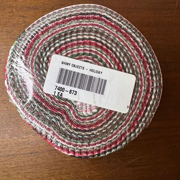 RJR Pixie Strips Jelly Roll Quilting Fabrics Flaurie and Finch Christmas Print - Picture 7 of 10